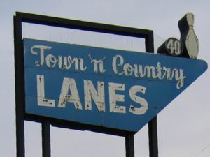 TOWN AND COUNTRY LANES SIGN DAY WESTLAND FROM JON MILAN